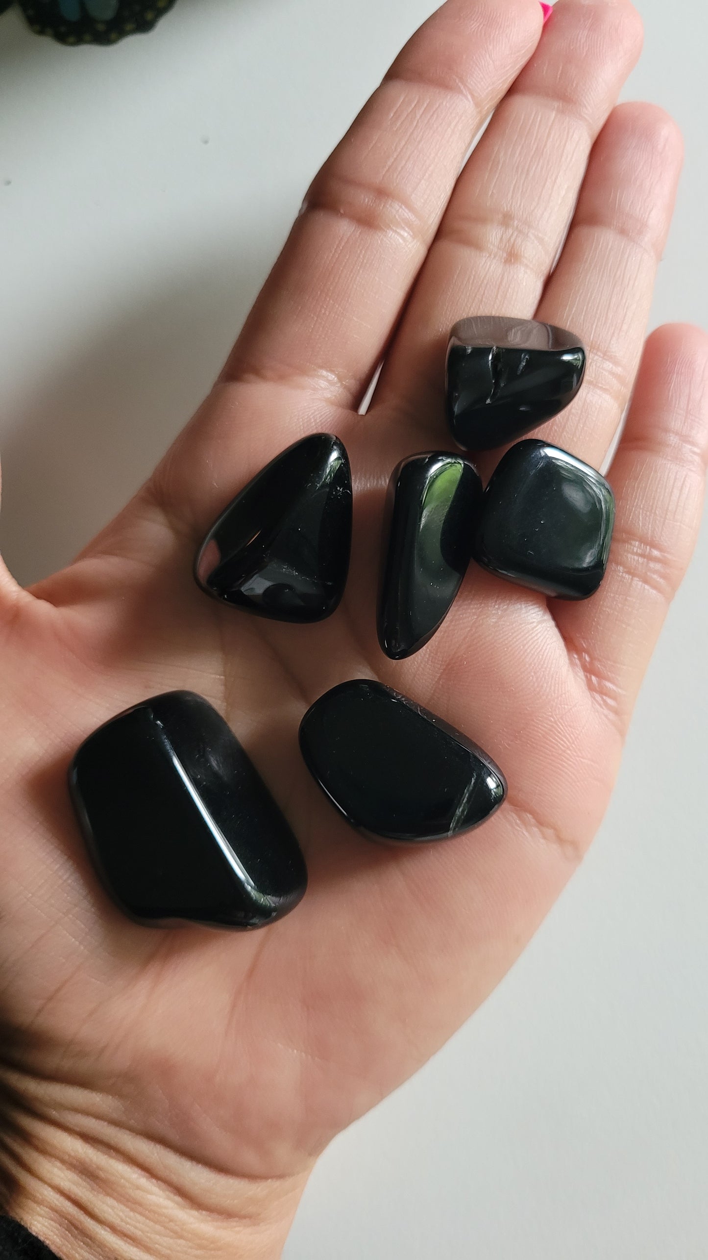 Black Obsidian tumble